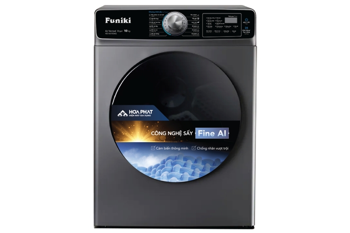 Máy sấy thông hơi Funiki 10 kg HD V6100AG
